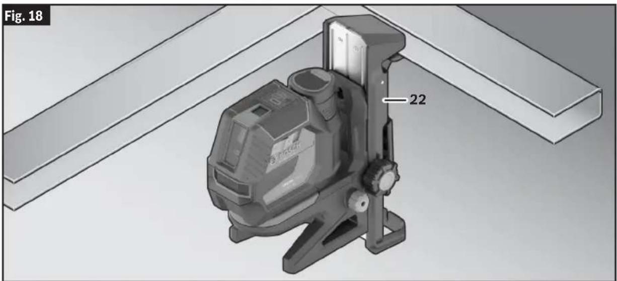 BOSCH GCL 165-82 CG Professional - WARNING - 2