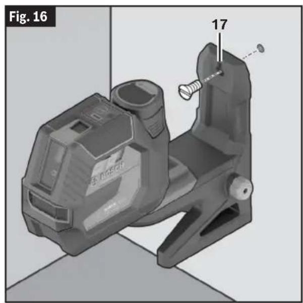 BOSCH GCL 165-82 CG Professional - Trabajo con la montura rotativa RM20 (accesorio opcional) - 2