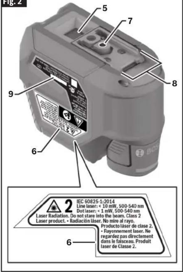 BOSCH GCL 165-82 CG Professional - Getting to Know Your GCL165-82CG Line Laser - 2