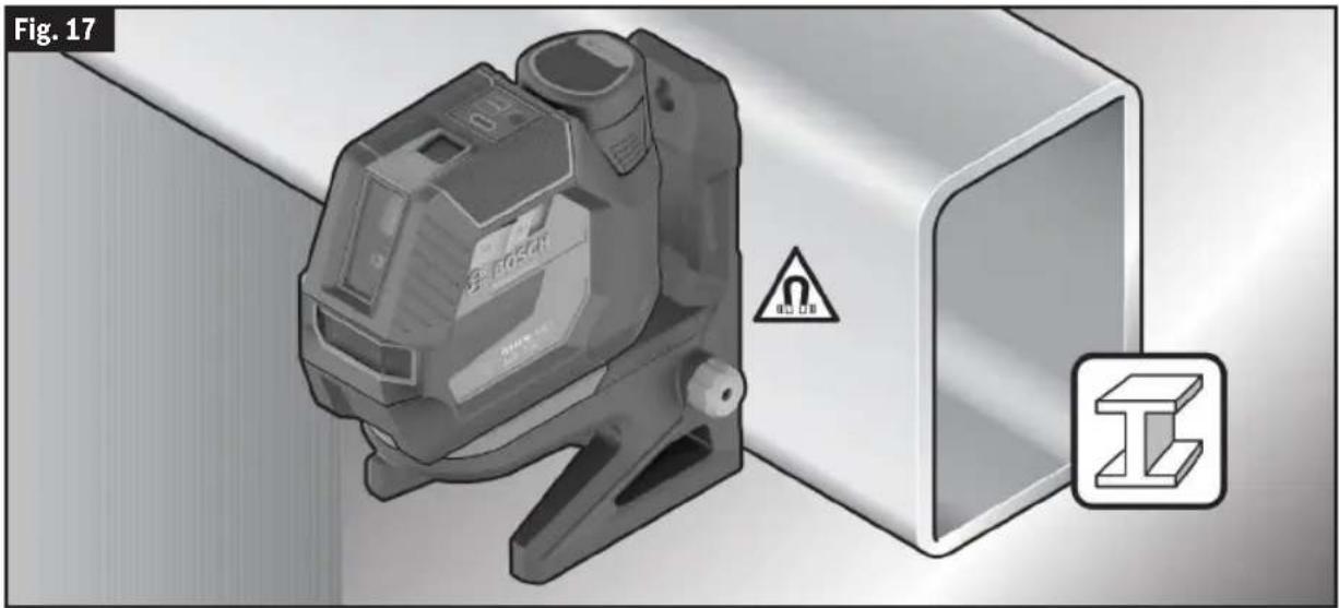 BOSCH GCL 165-82 CG Professional - WARNING - 1