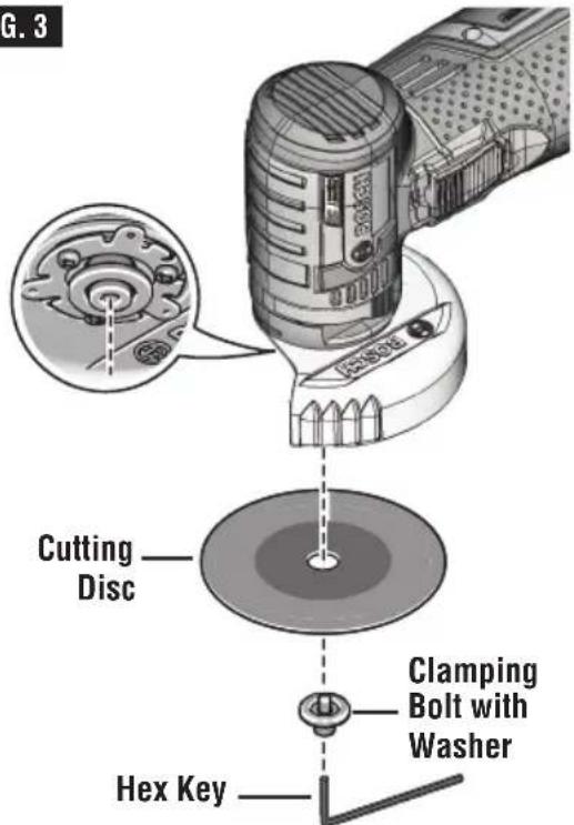 BOSCH GWS 12V-30 Professional - Assembly - 1