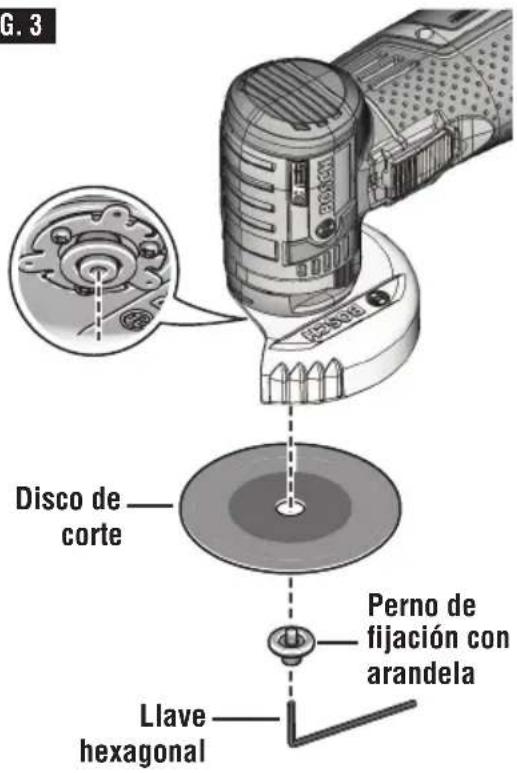 BOSCH GWS 12V-30 Professional - Ensamblaje - 1