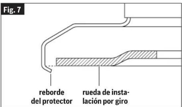 BOSCH GWS 14-50 PBD Professional - Cuando utilice ruedas de instalación por giro - 2