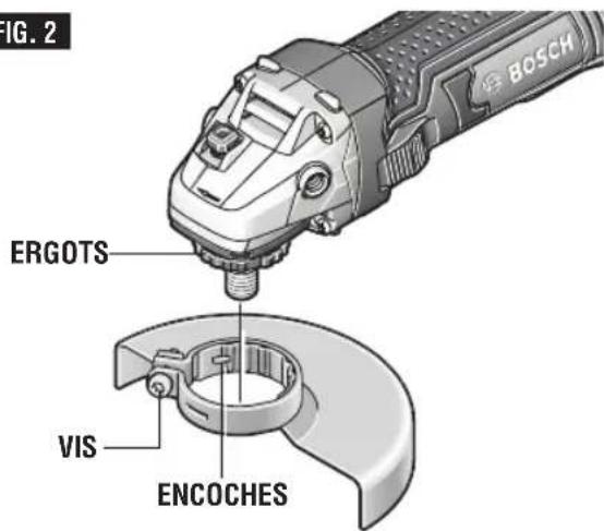 BOSCH GWS 18V-45 Professional - AVERTISSEMENT - 1
