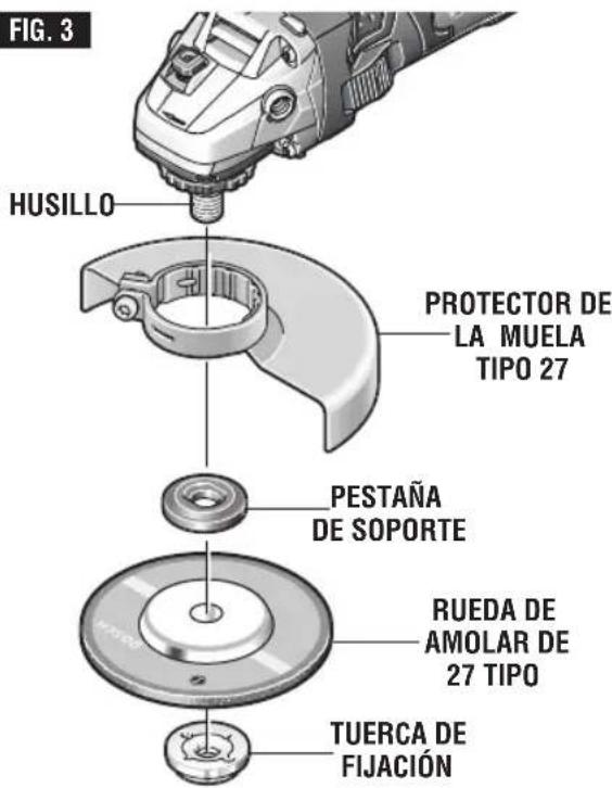 BOSCH GWS 18V-45 Professional - ENSAMBLAJE DE LA RUEDA DE AMOLAR DE DISCO - 2