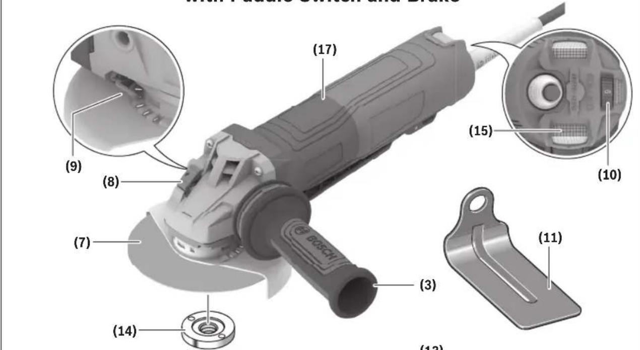 BOSCH GWS 14-60 PD Professional - Getting to Know Your Product - 1