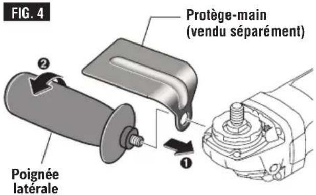 BOSCH GWS 10-450 PD Professional - Poignée latérale - 1