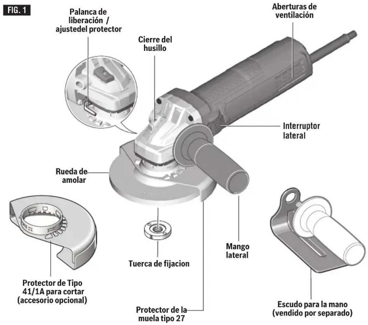 BOSCH GWS 10-450 PD Professional - ADVERTENCIA - 1