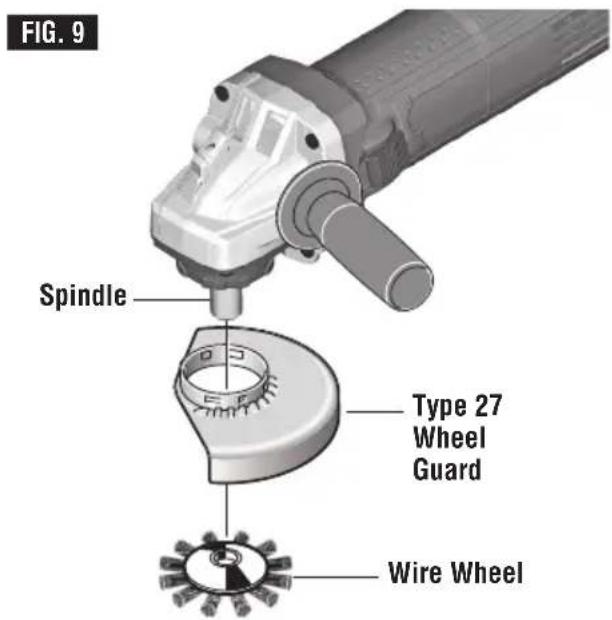 BOSCH GWS 10-450 PD Professional - Wire Wheel Assembly - 1