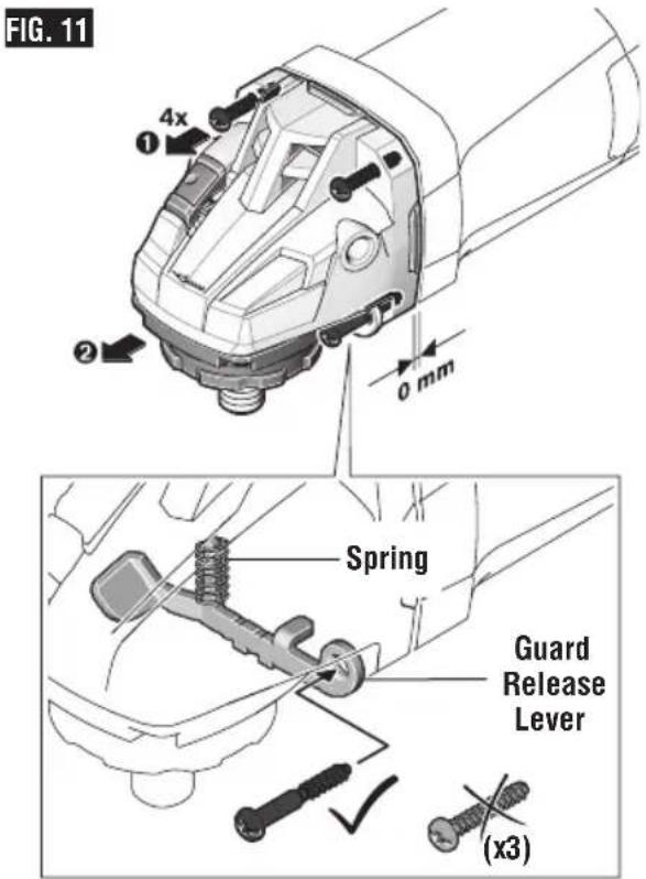 BOSCH GWS 10-450 PD Professional - ROTATE GEARBOX (Fig. 11) - 1