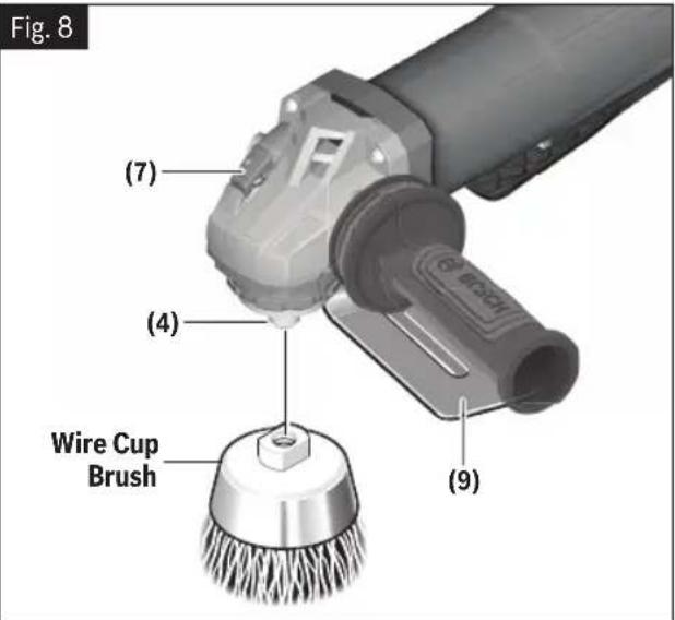 BOSCH GWS 11-450 P Professional - (Fig. 9) - 1