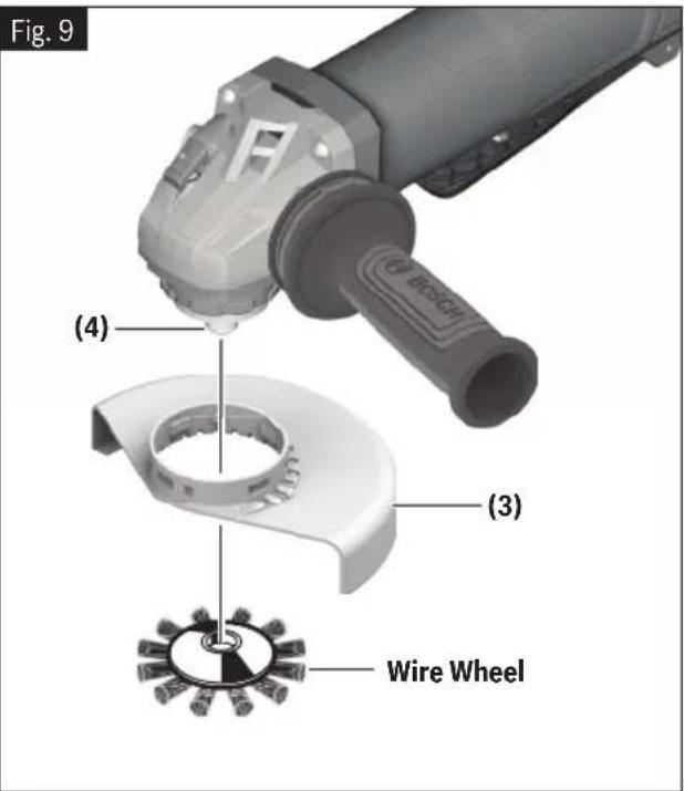 BOSCH GWS 11-450 P Professional - (Fig. 9) - 2