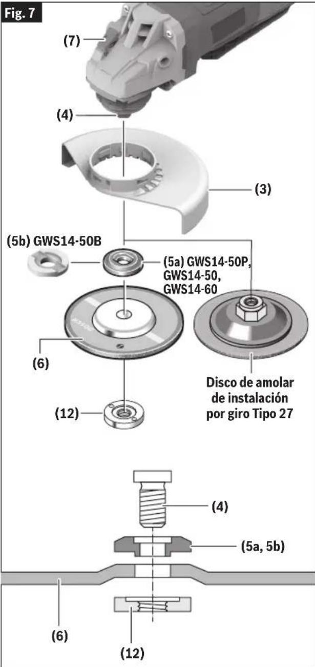 BOSCH GWS 14-50 B Professional - Cuandoutilicruedesinstalacionporgiro - 1