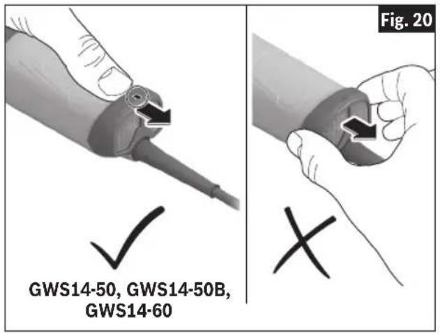 BOSCH GWS 14-50 B Professional - (Fig. 1, Fig. 2, Fig. 3, Fig. 20, Fig. 21) - 1