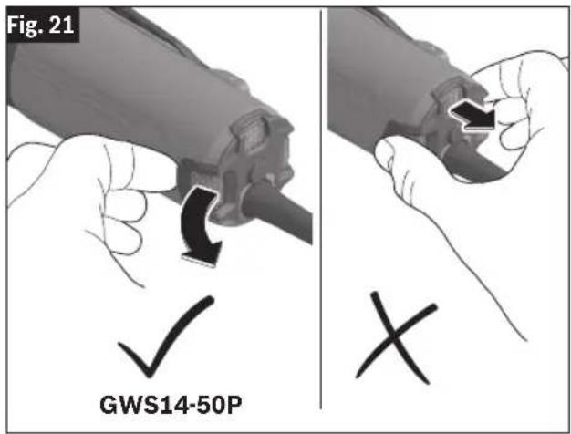 BOSCH GWS 14-50 B Professional - (Fig. 1, Fig. 2, Fig. 3, Fig. 20, Fig. 21) - 2