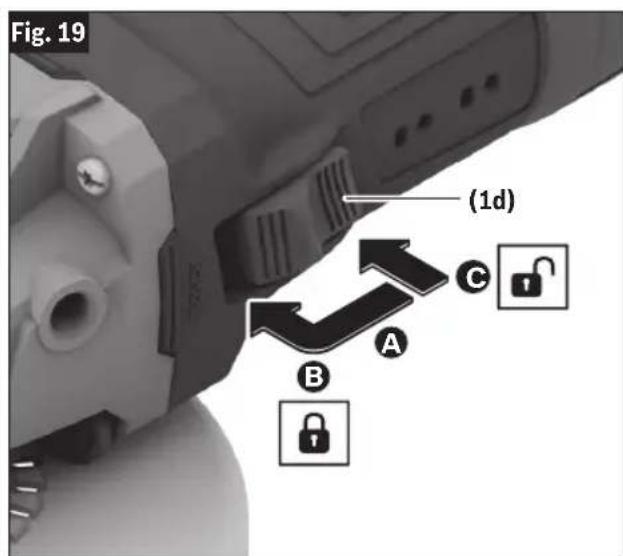 BOSCH GWS 14-50 B Professional - Para APAGAR la herramienta - 1