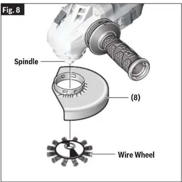 BOSCH GWS 18V-13P Professional - WIRE WHEEL ASSEMBLY - 2
