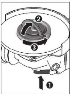 BOSCH GWS 18V-45 C Professional - Quick-Clamping Nut - 2