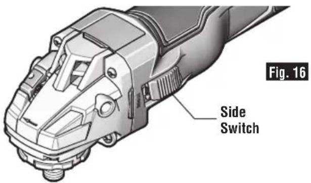 BOSCH GWS 18V-45 C Professional - Paddle Switch - 1