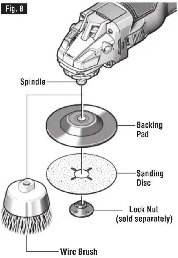 BOSCH GWS 18V-45 C Professional - Wire Wheel Assembly - 1