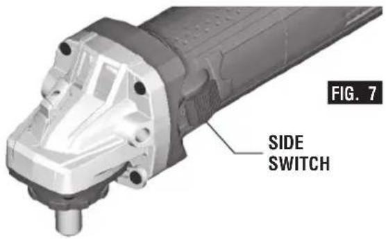 BOSCH GWS 10-45 E Professional - LOCK-ON SWITCH (FIG. 8) (GWS10-45PE) - 1