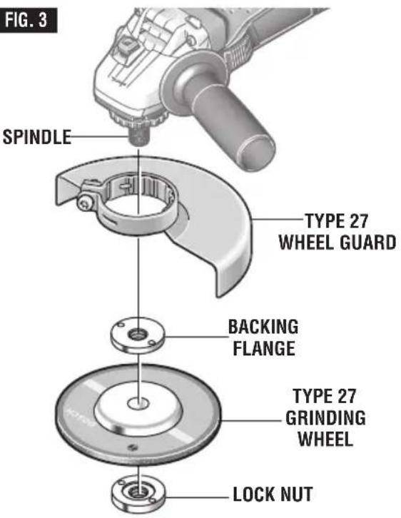 BOSCH GWS 8-45 Professional - GRINDING WHEEL ASSEMBLY - 2