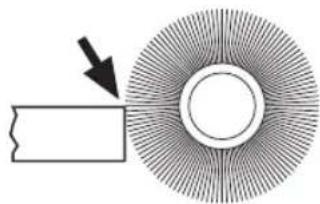 BOSCH GWS 13-50 VS Professional - BROSSE MÉTALLIQUE (TYPE MEULE) - 1