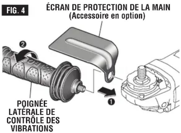 BOSCH GWS 13-50 VS Professional - Écran de protection de la main - 2