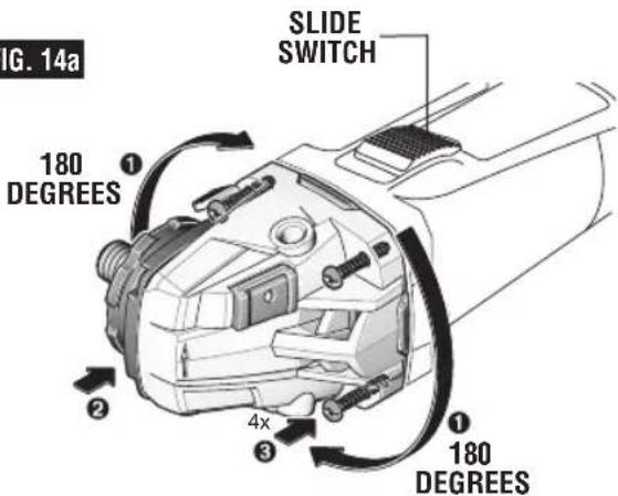 BOSCH GWS13-50PD Professional - Installing Masonry Type 1 Cutting Guard: - 2