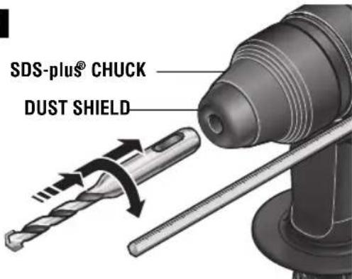 BOSCH RH328VCQ Professional - WARNING - 1