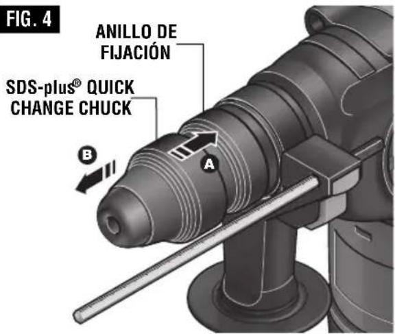 BOSCH RH328VCQ Professional - INSTALACIÓN DEL MANDRIL DE CAMBIO RÁPIDO SDS-plus® - 1