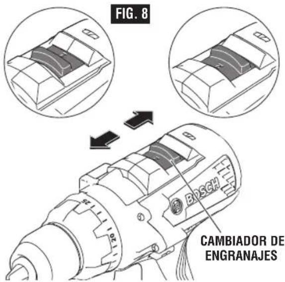 BOSCH GSR 18V-755 C Professional - Cambio de engranajes - 1