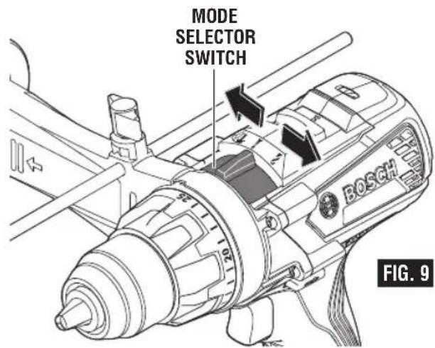 BOSCH GSR 18V-755 C Professional - Mode Selector Switch - 1