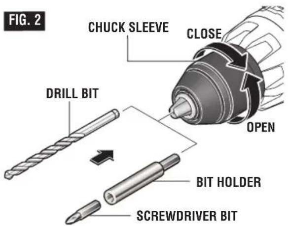 BOSCH GSR 18V-755 C Professional - WARNING - 1