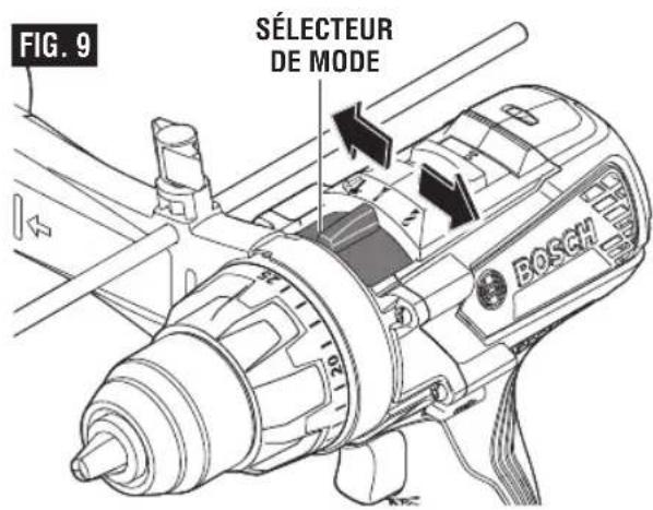 BOSCH GSB18V-975C Professional - Sélecteur de mode - 1