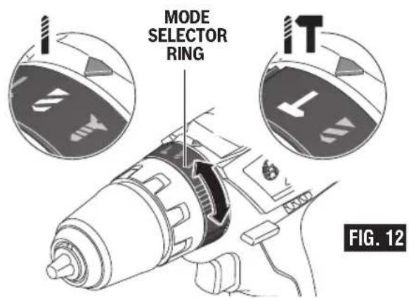 BOSCH GSB18V-535C Professional - Drill/Hammer Drill Selector Ring (Model GSB18V-535C only) - 1