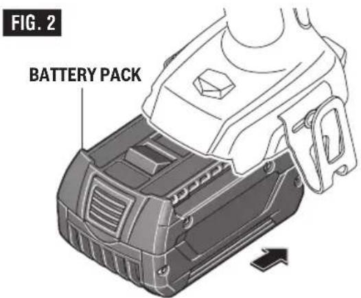 BOSCH GSB18V-535C Professional - Inserting and Releasing Battery Pack - 1