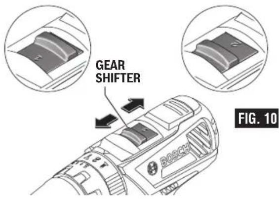 BOSCH GSB18V-535C Professional - Gear Shifting - 3
