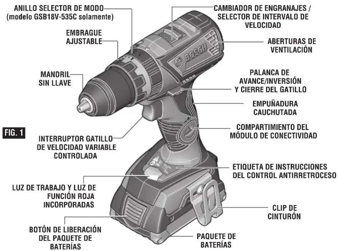 BOSCH GSB18V-535C Professional - ADVERTENCIA - 1