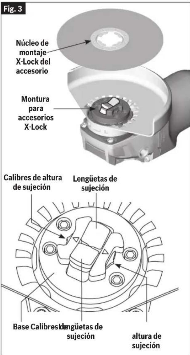 BOSCH GWX18V-13P Professional - Utilización básica del X-Lock - 1