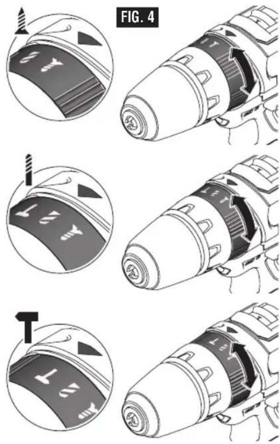 BOSCH PS130-2A Professional - ANILLO SELECTOR DE MODO DE TALADRO / TALADRO DE PERCUSIÓN / ATORNILLADO - 1