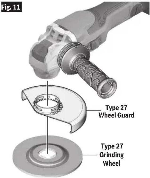 BOSCH GWX18V-13C Professional - WARNING - 1