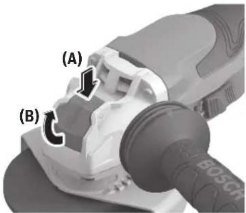 BOSCH GWX18V-13C Professional - Removing accessories - 6