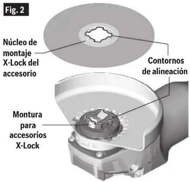 BOSCH GWX18V-13C Professional - Utilización básica del X-Lock - 1