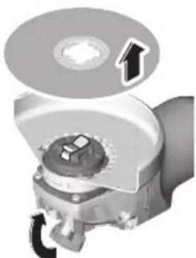 BOSCH GWX18V-13C Professional - Removing accessories - 8