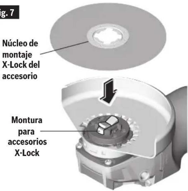 BOSCH GWX18V-13C Professional - Montaje de un accesorio en la herramienta - 1