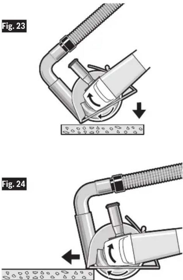 BOSCH GWX18V-13C Professional - will climb out of the material and KICK- BACK will occur. - 1