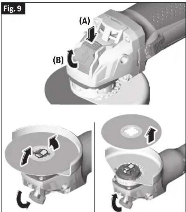 BOSCH GWX14-60PBD Professional - Removing Accessories - 4