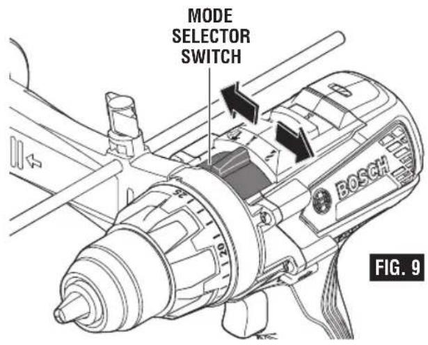 BOSCH GSB18V-755C Professional - Mode Selector Switch - 1