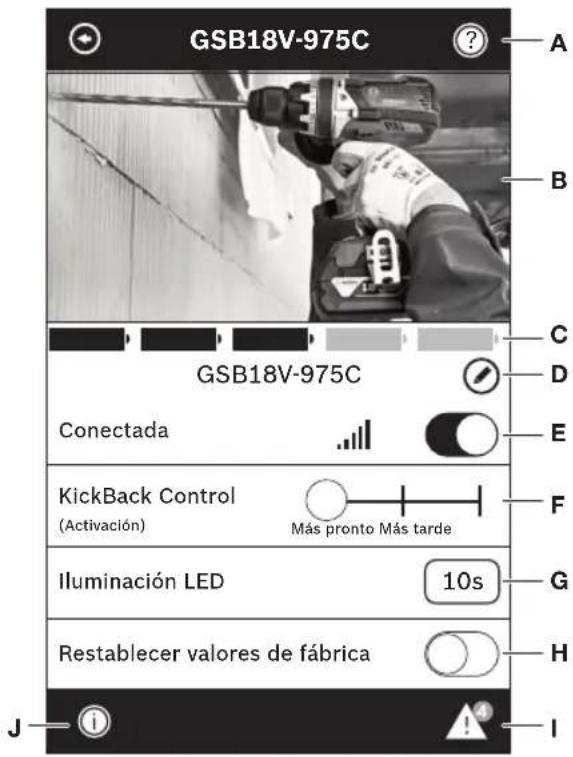 BOSCH GSB18V-755C Professional - Utilización de la aplicación "Bosch Toolbox" - 1